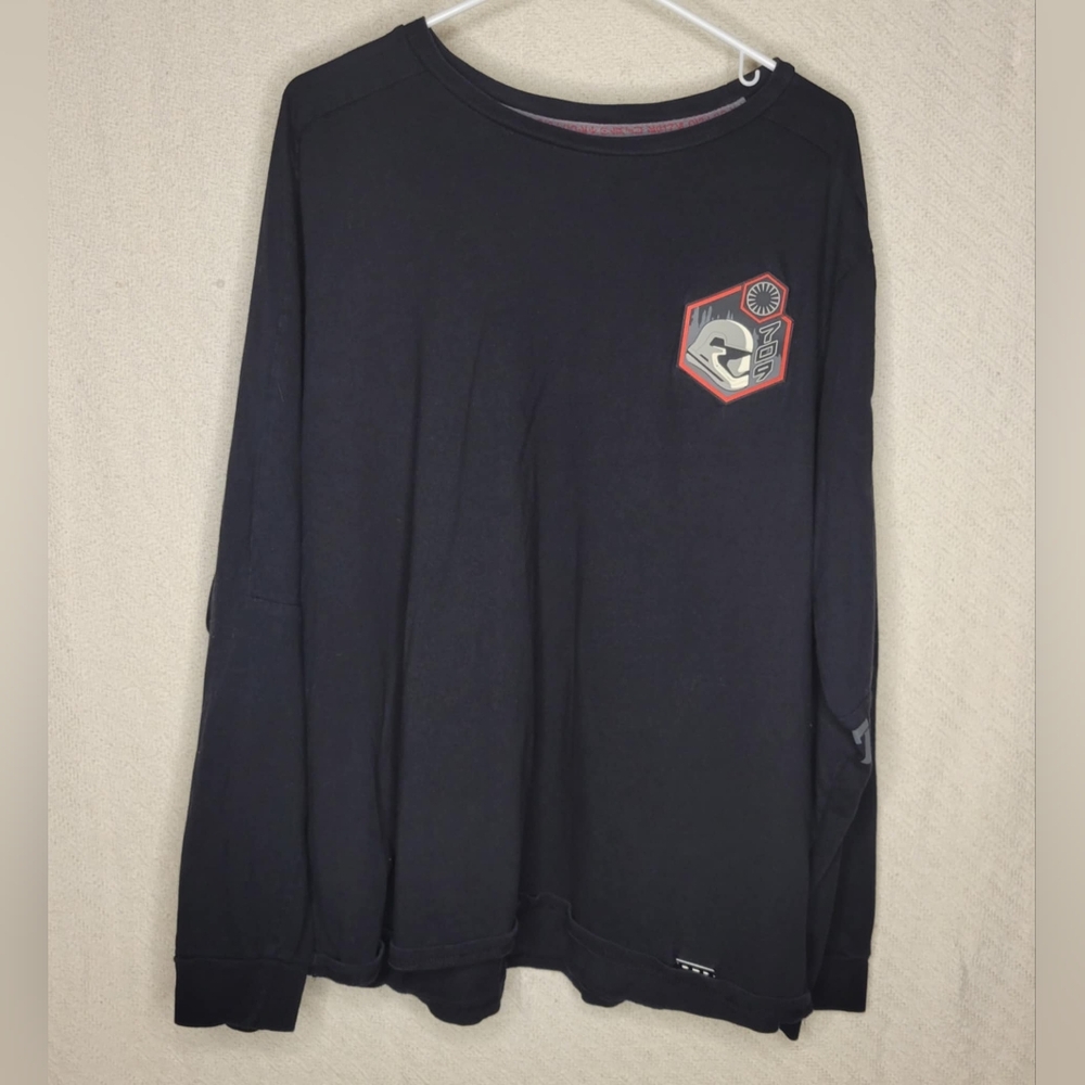 Star Wars Black Tee with Silver Emblem